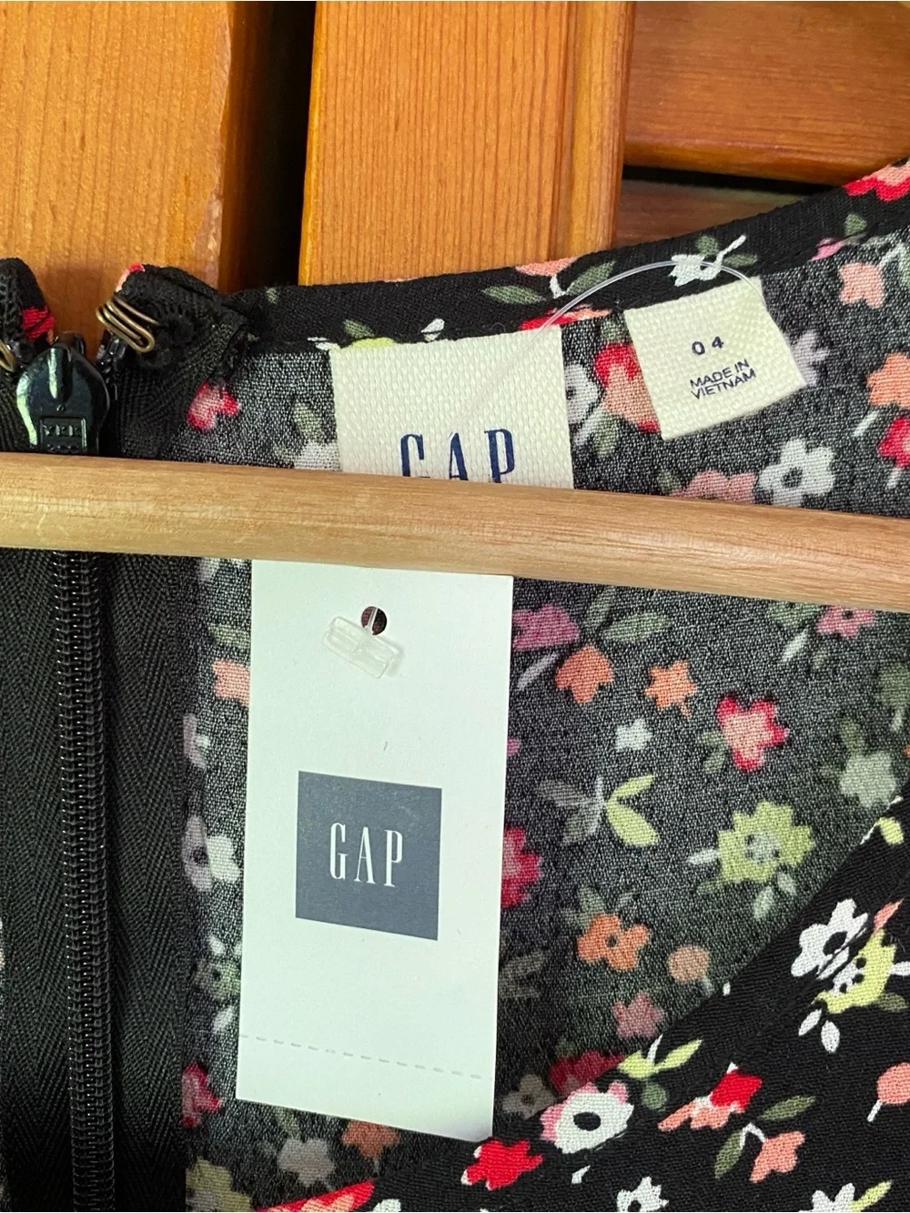 Gap Dress Women's Size 4 Floral Midi Cold Shoulder Cottage Core Flowy Romantic